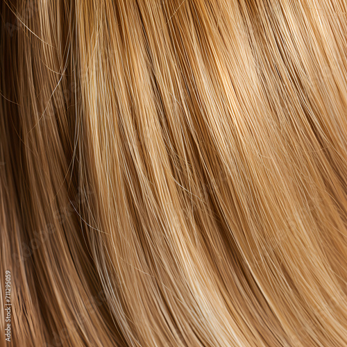 Blonde hair texture close up