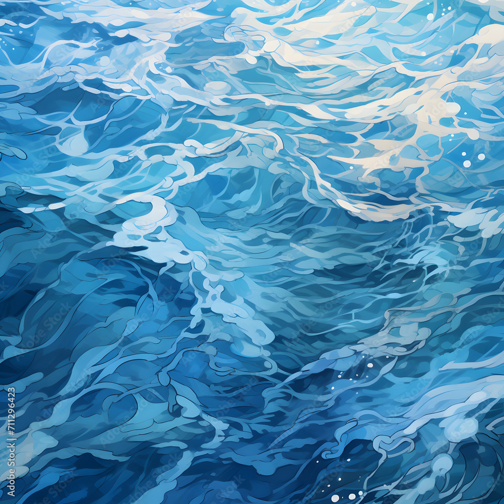 water texture, blue wavy water water texture, blue wavy water
