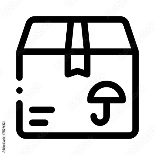keep dry line icon