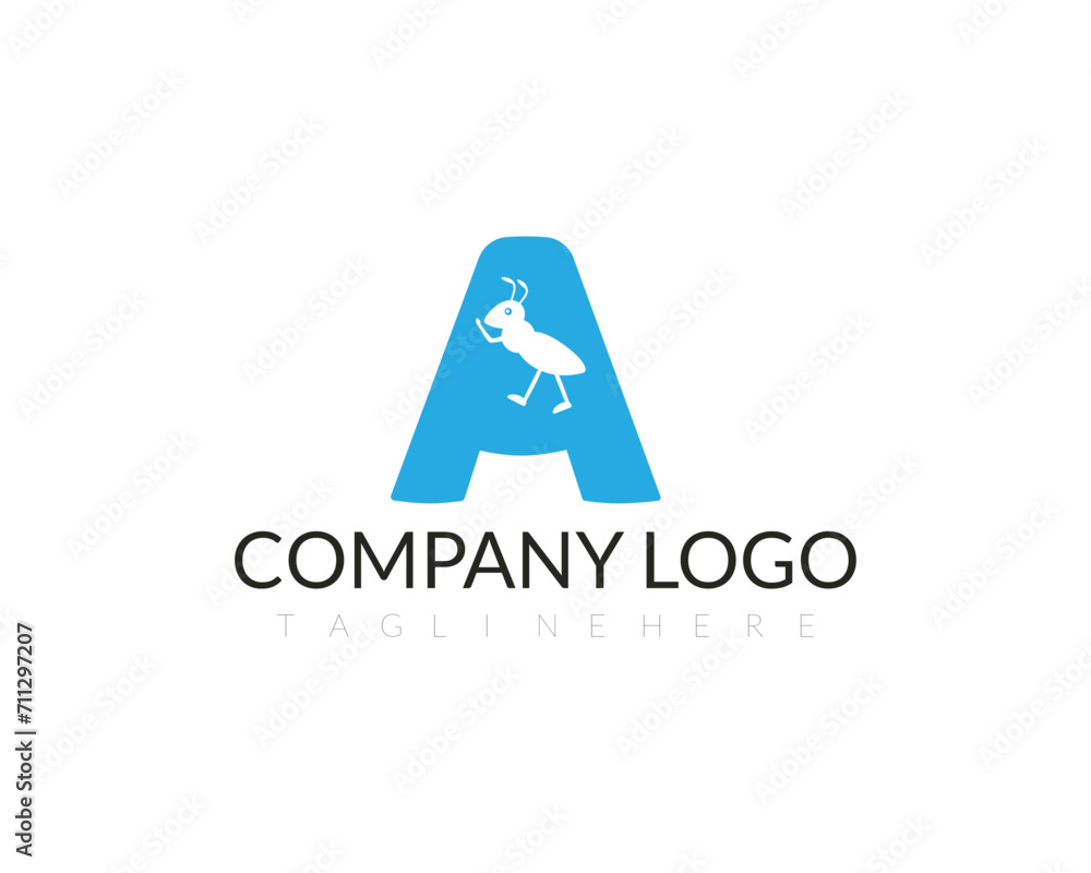 Best Ant Logo Template Stock Illustration Design Best Ant Logo Template Stock Illustration Design