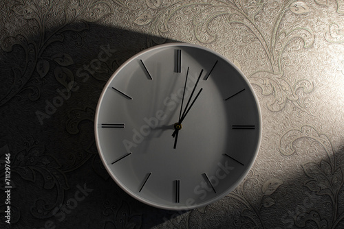 Wallpaper Mural Analog clock on the wall	 Torontodigital.ca