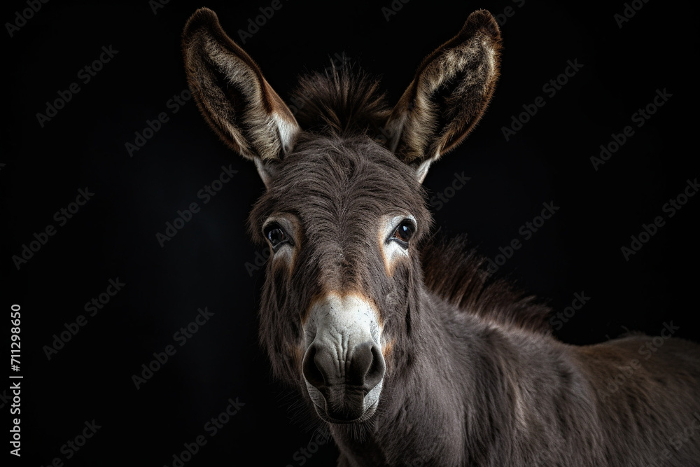 donkey, animal, farm, nature, brown, agriculture, livestock, portrait, white, cute, grass, domestic, head, young, isolated, fur, rural, animals, wild