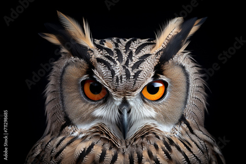owl, bird, beak, animal, eyes, feather, wildlife, nature, predator, eye, portrait, bird of prey, wild, feathers, brown, prey, bubo bubo, wise, closeup, hunter, raptor, wisdom, birds photo