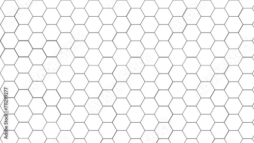 pattern with hexagons bee hive design photo