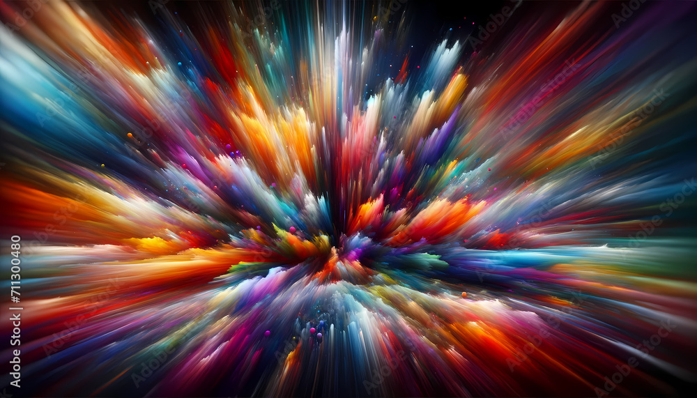 Fascinante Explosión de Colores en Diseño Abstracto para Fondos ...