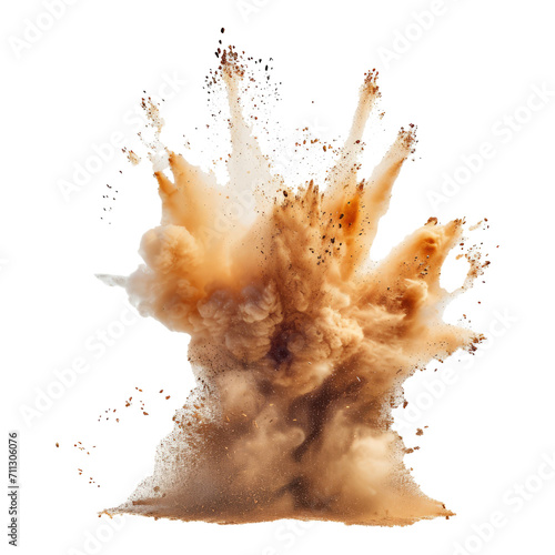 River sand explosion