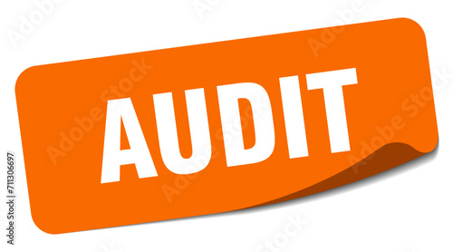 audit sticker. audit label