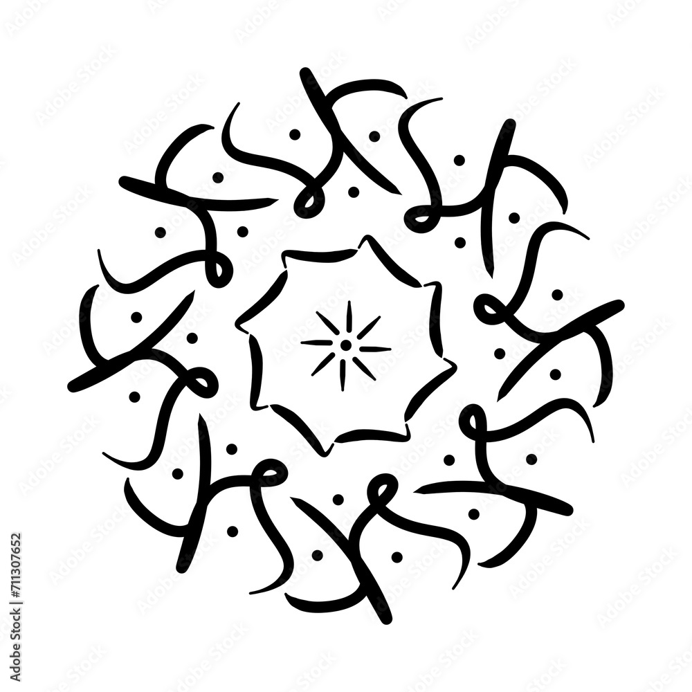 decorative abstract hand made star sun ornament decorative abstract hand made star sun ornament