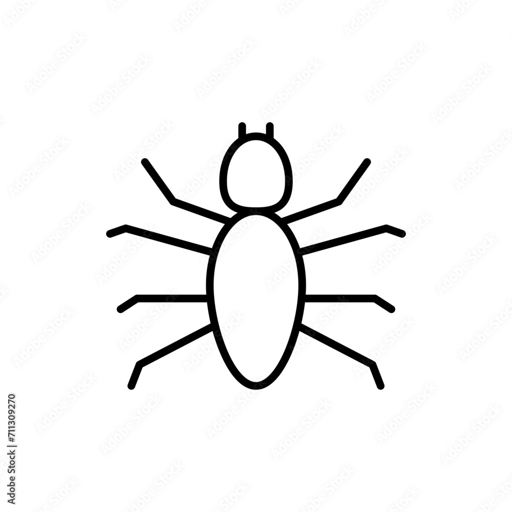 Spider outline icons, insect minimalist vector illustration ,simple transparent graphic element .Isolated on white background Spider outline icons, insect minimalist vector illustration ,simple transparent graphic element .Isolated on white background