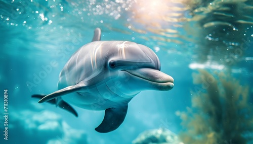 dolphin in the sea © Steven