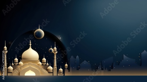 Islamic background with empty copy space good for a special event like Ramadan or Eid Al-Fit 