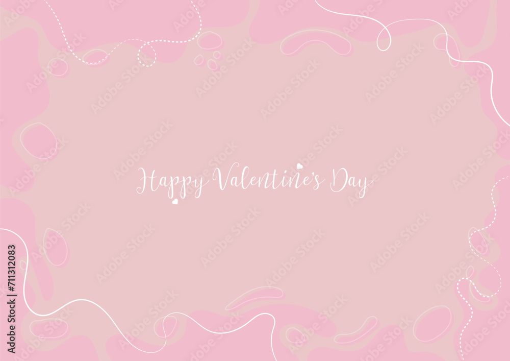 abstract pink valentine background design