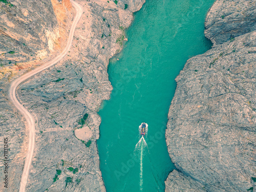 Kemaliye and the dark canyon