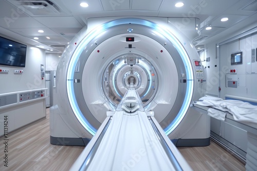 inside processing ct scan in hospital professional photography