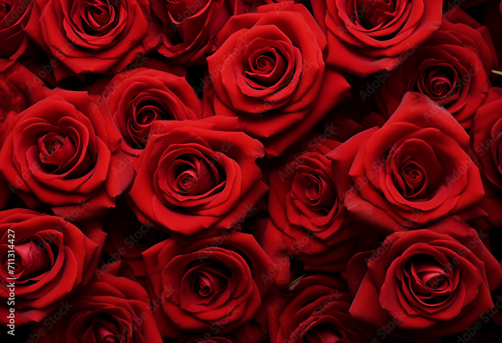 a bunch of roses, in the style of detailed backgrounds, dark red a bunch of roses, in the style of detailed backgrounds, dark red