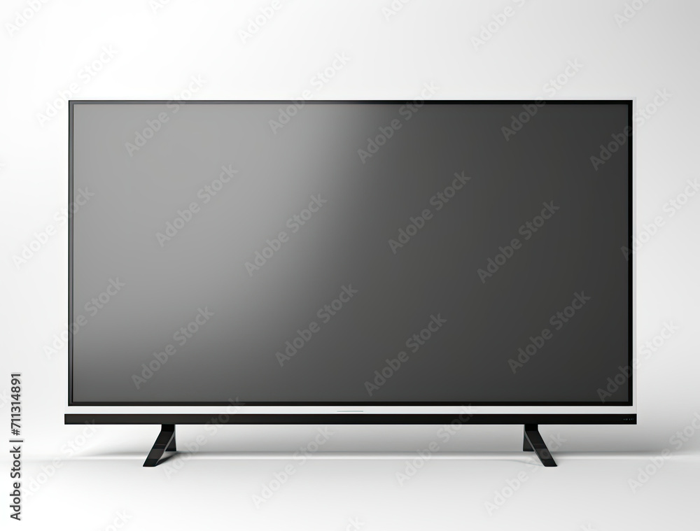 Flat Screen TV Sitting on Top of a Table Flat Screen TV Sitting on Top of a Table