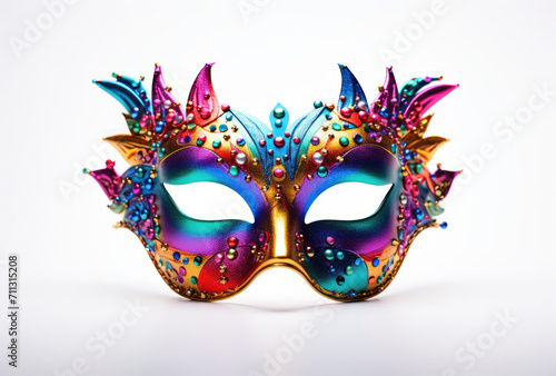 Colorful Spiked Mask for Vibrant and Edgy Style © Piotr