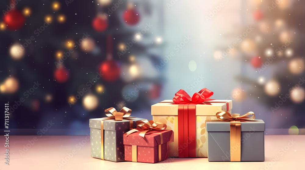 Gift box background with copy space for Christmas gifts, holiday or birthday Gift box background with copy space for Christmas gifts, holiday or birthday