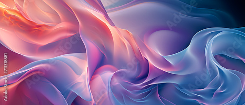 A vibrant and mesmerizing fractal tapestry of swirling lilac and pink hues, brought to life through abstract vector graphics