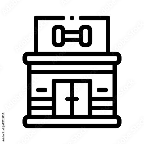gym line icon