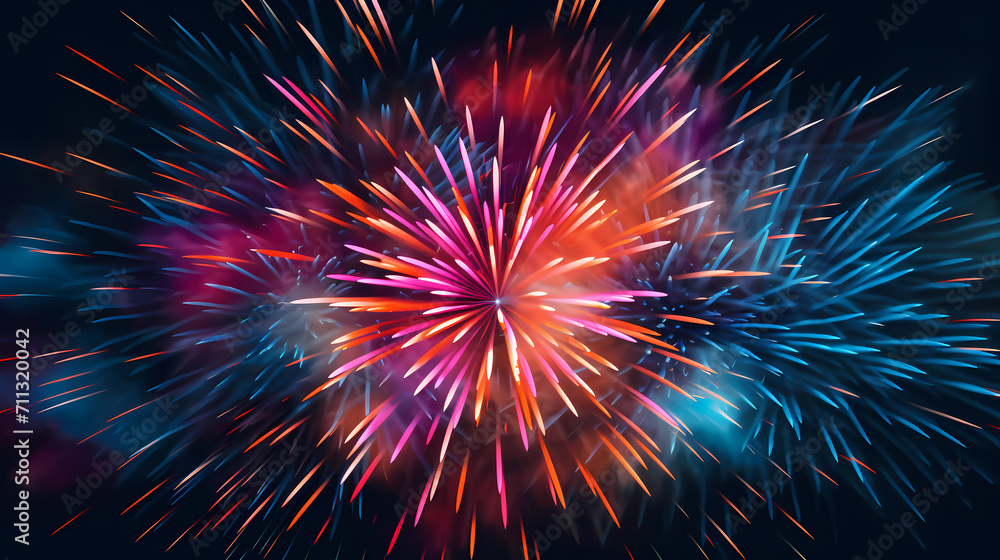 Fireworks background for celebration, holiday celebration concept Fireworks background for celebration, holiday celebration concept