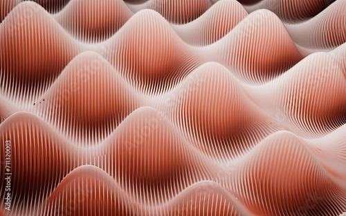 Peach fuzz wave texture in Generative AI.