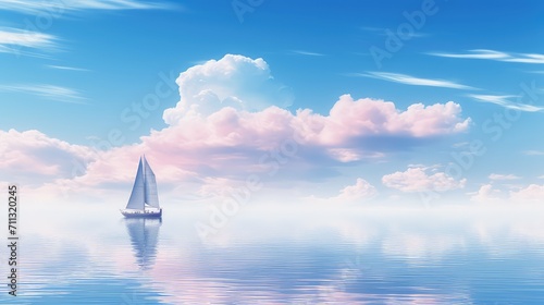 blue sky ocean background illustration clouds waves, sunsunrise beach, sea reflection blue sky ocean background