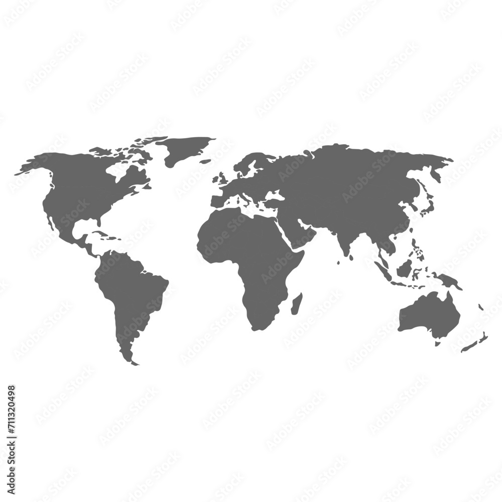 Fototapeta premium world map illustration vector eps10