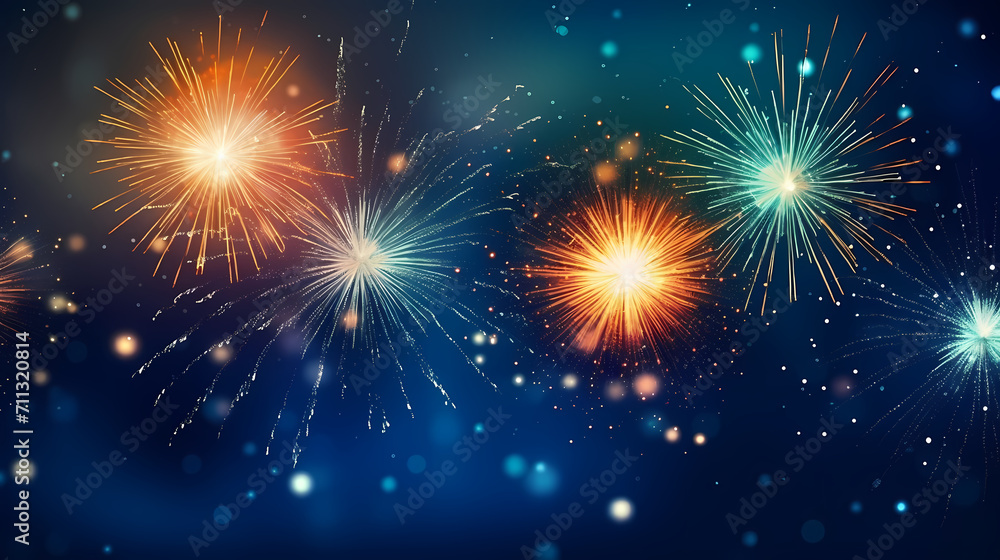 Fireworks background for celebration, holiday celebration concept Fireworks background for celebration, holiday celebration concept