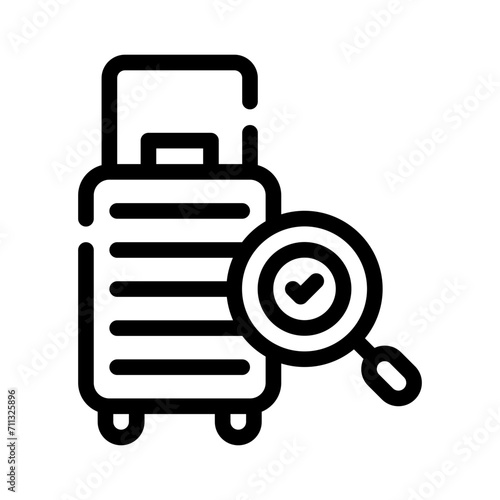 luggage line icon