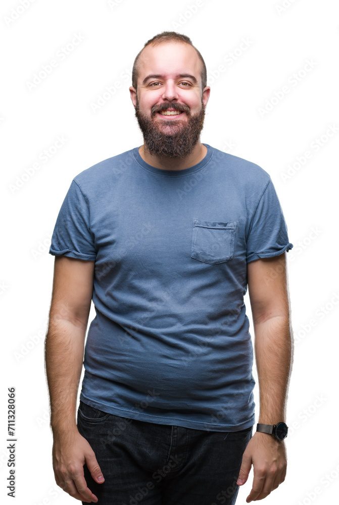 Young caucasian hipster man over isolated background with a happy and cool smile on face. Lucky person. Young caucasian hipster man over isolated background with a happy and cool smile on face. Lucky person.