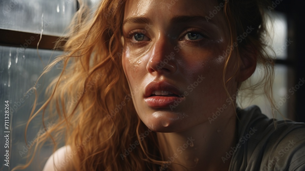 A hyper-realistic portrait capturing a wide spectrum of emotions - Generative AI A hyper-realistic portrait capturing a wide spectrum of emotions - Generative AI