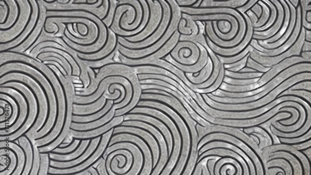 wave art line pattern 