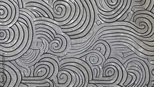 wave art line pattern 