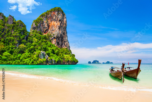 Boat on the Thailand beach