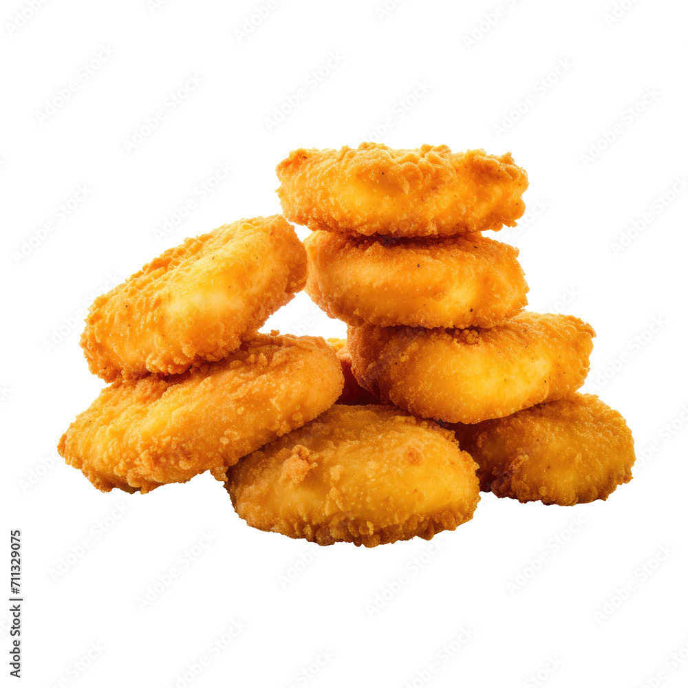 delicious fried chicken nuggets ,crispy. isolated on a transparent background. PNG cutout or clipping path. delicious fried chicken nuggets ,crispy. isolated on a transparent background. PNG cutout or clipping path.