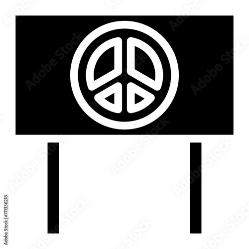 peace symbol glyph 