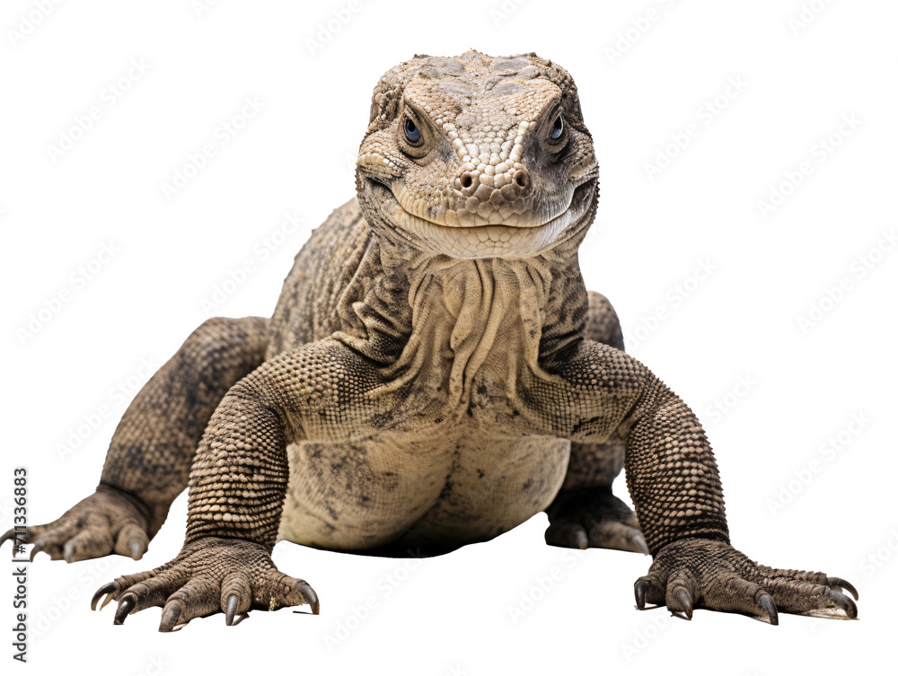 Obraz premium a lizard with a white background