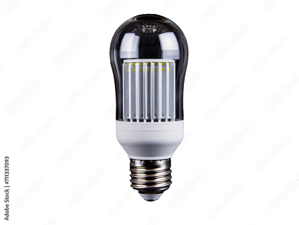 a light bulb with a white cover a light bulb with a white cover
