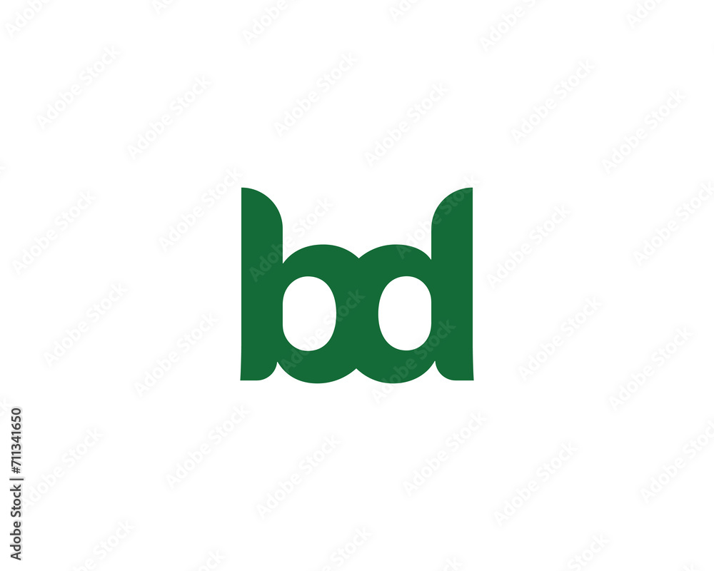 BD LOGO DESIGN VECTOR TEMPLATE BD LOGO DESIGN VECTOR TEMPLATE