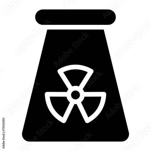 nuclear power plant glyph