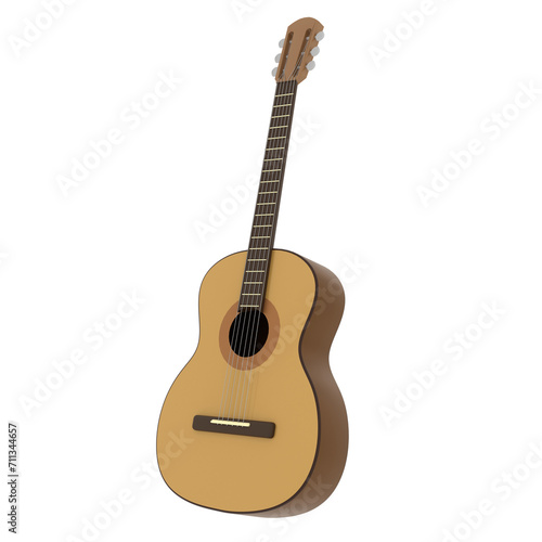 3d rendering acoustic guitar © Bot