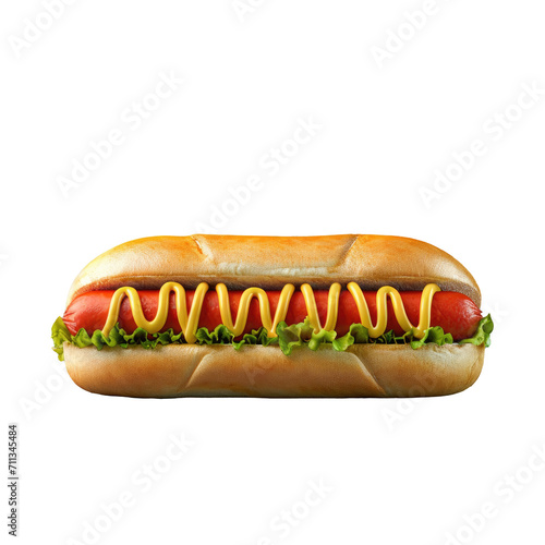 Hot dog Isolated on white background