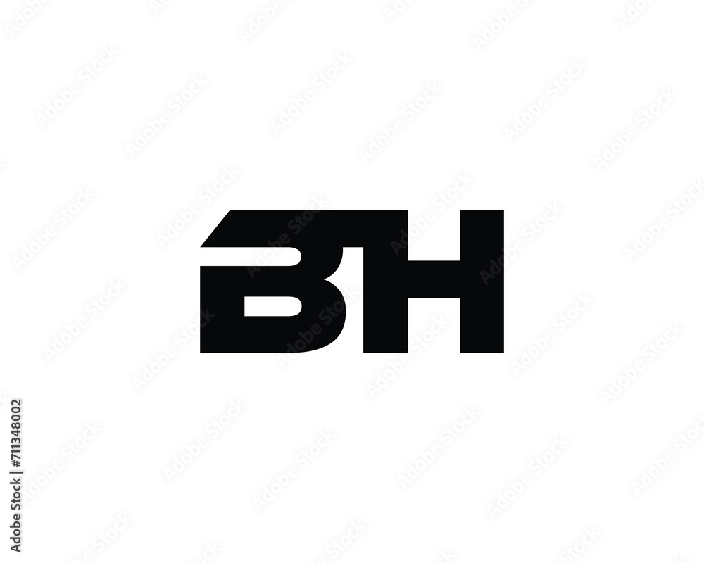 BH LOGO DESIGN VECTOR TEMPLATE BH LOGO DESIGN VECTOR TEMPLATE