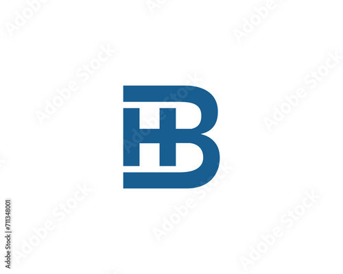 BH HB LOGO DESIGN VECTOR TEMPLATE