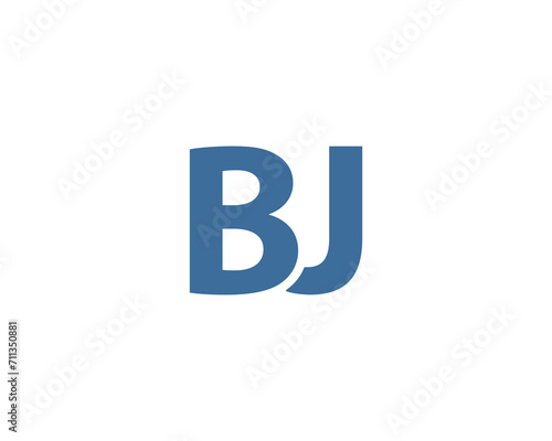 BJ LOGO DESIGN VECTOR TEMPLATE