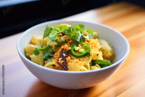 mac and cheese with jalapenos and cilantro