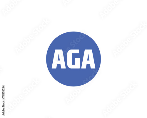 Free Download AGA LOGO DESIGN VECTOR TEMPLATE - GFXLoad