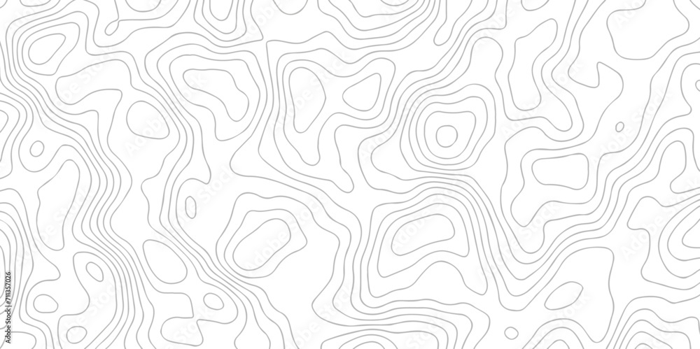 Black and white topography contour lines map isolated on white background. The stylized height of the topographic map contour in lines and contours isolated on transparent. topography line map.