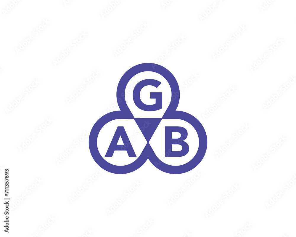 AGB LOGO DESIGN VECTOR TEMPLATE AGB LOGO DESIGN VECTOR TEMPLATE